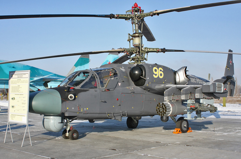 Ка-52 б.96 в Воронеже на рогозинском смотре РЭБ